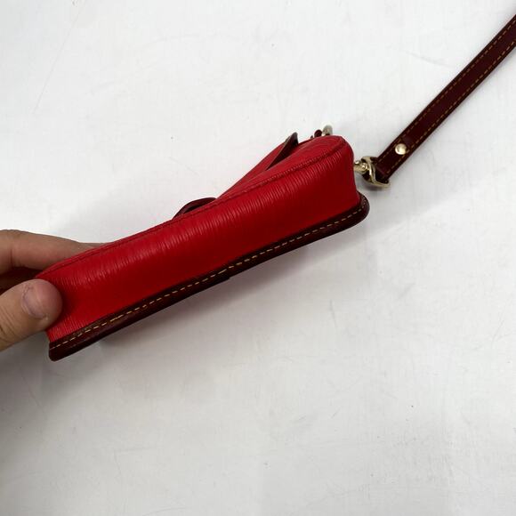 Dooney & Bourke Red Textured Wristlet - Picture 2 of 5